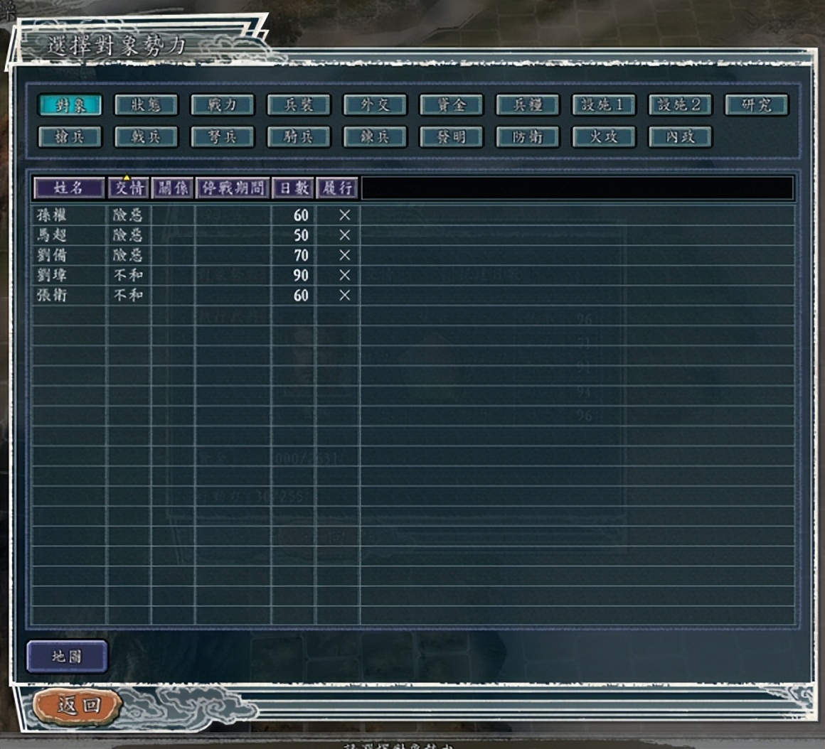 三国志11威力加强版劝降攻略
