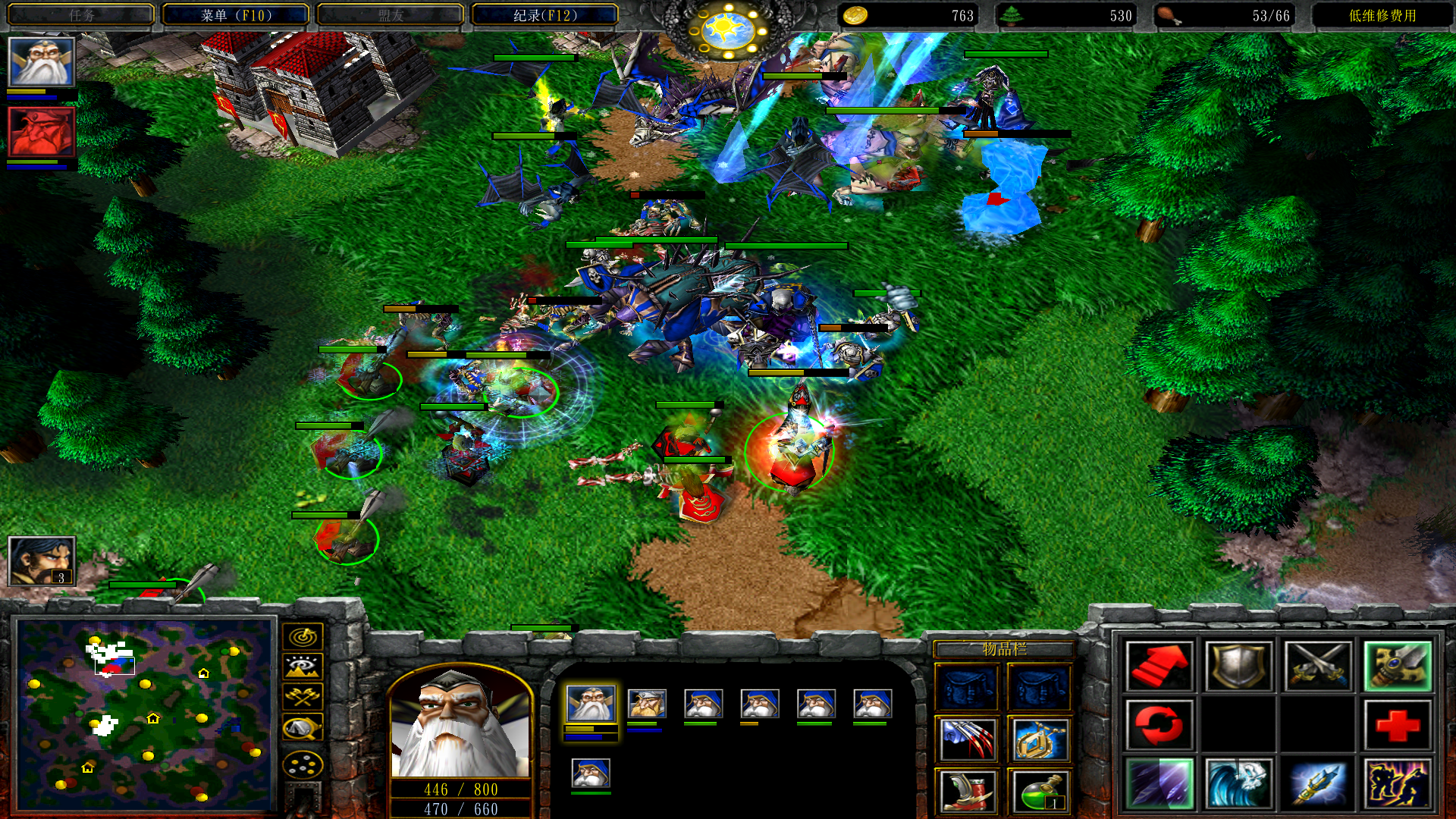 魔兽争霸单机真是打不过不死族啊