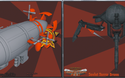 红色警戒-3D打造苏军车辆单位建筑和冷知识