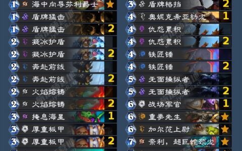 炉石传说：一些娱乐性很高且胜率表现还不错的卡组盘点